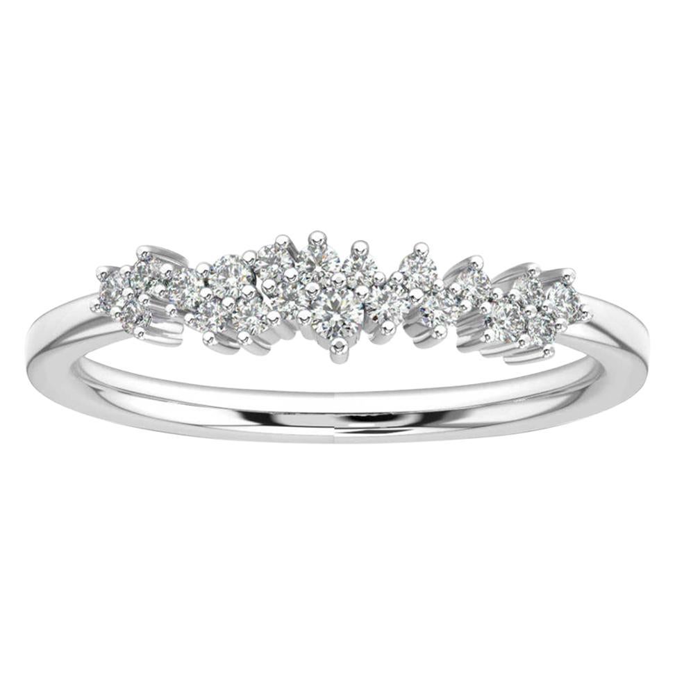 14K White Gold Tiana Diamond Ring '1/5 Ct. Tw' For Sale