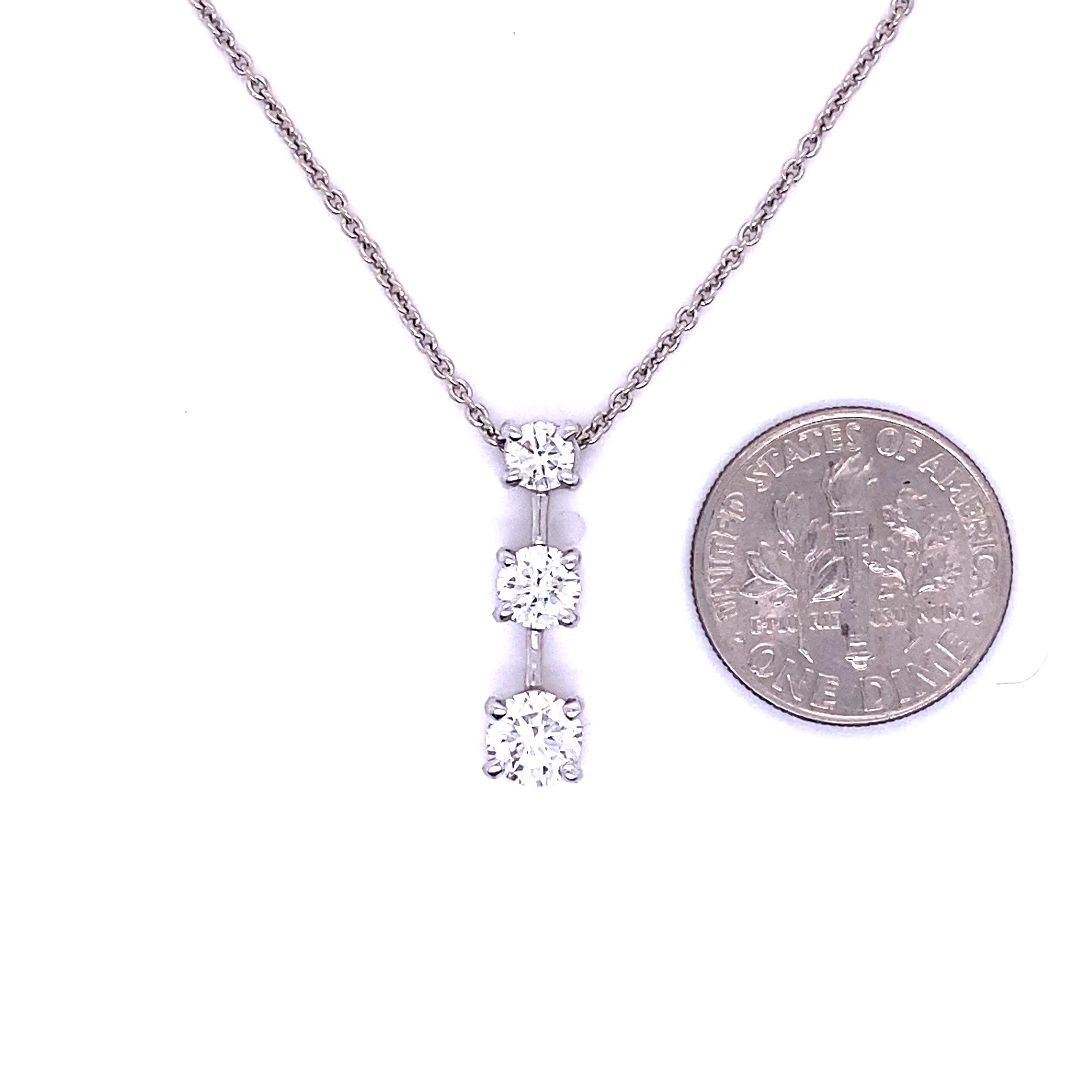 diamond drop pendant necklace