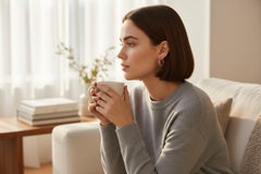 Orecchini a cerchio in oro bianco 14K "Twist Lock" con rubini baguette 2.35