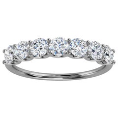 Bague d'hiver en or blanc 14 carats avec diamants 1 carat « Tw »