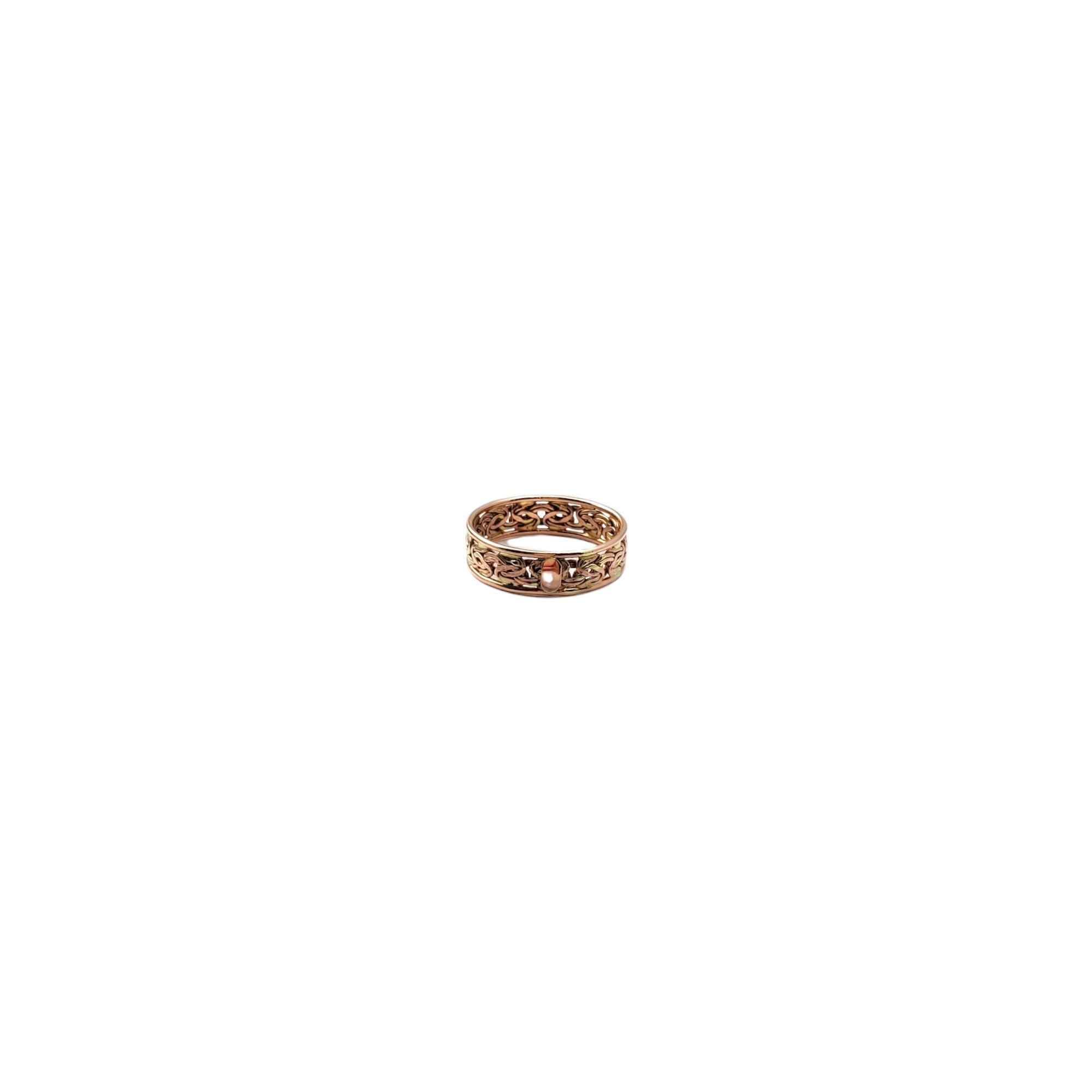 Women's 14K Yellow and Rose Gold Link Open Band  #17010 For Sale