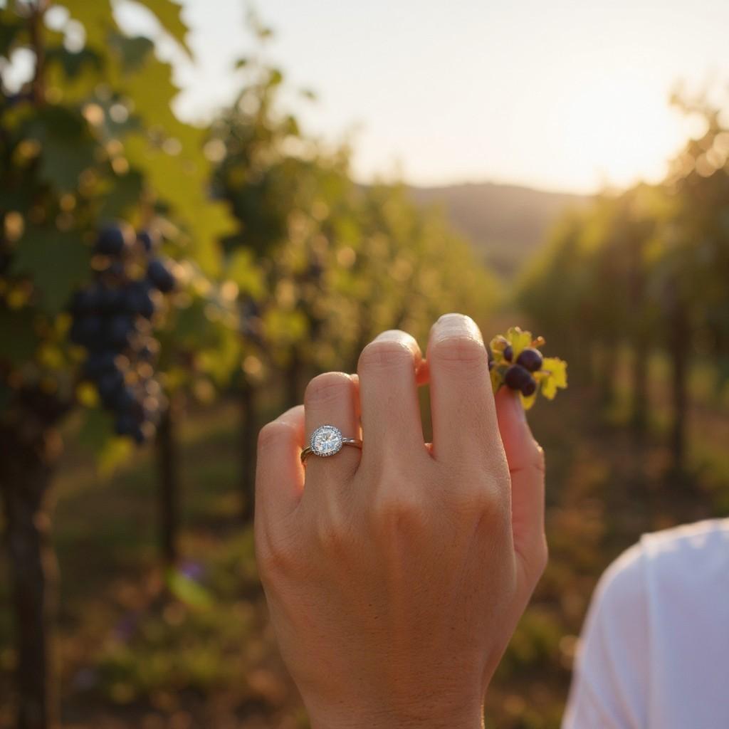 Bague de fiançailles solitaire en or jaune et blanc 14K de 0,50 carat de diamant Bon état - En vente à New York, NY