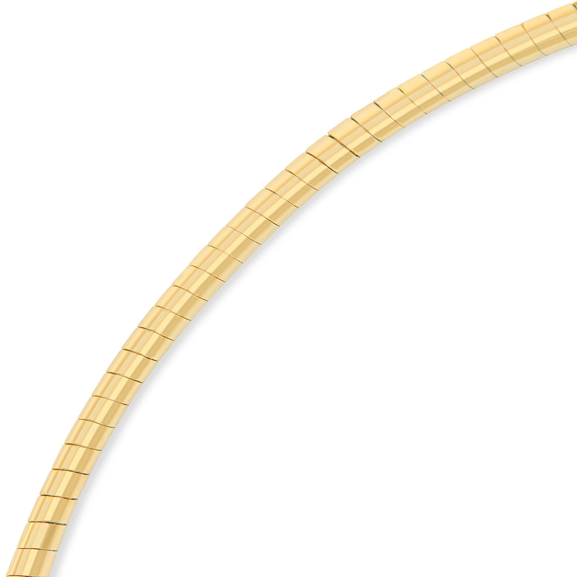 Taille ronde Collier fantaisie en forme de « V » en or jaune et blanc 14 carats avec diamants de 3,00 carats en vente