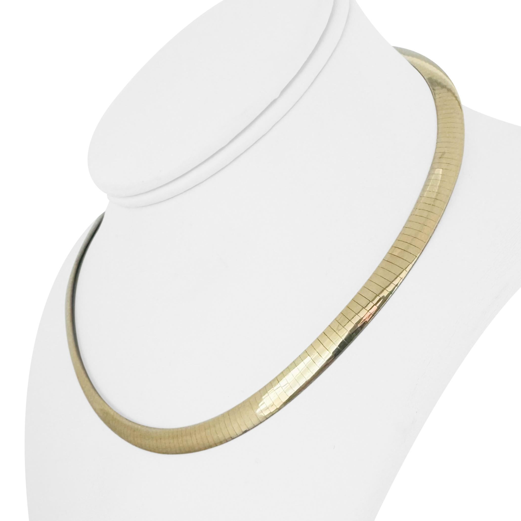 Condition:  Excellent Condition, Professionally Cleaned and Polished
Metal:  14k Gold (Marked, and Professionally Tested)
Weight:  30.2g
Length:  16 Inches
Width:  6mm
Closure: Box Tab Insert
Markings:  
