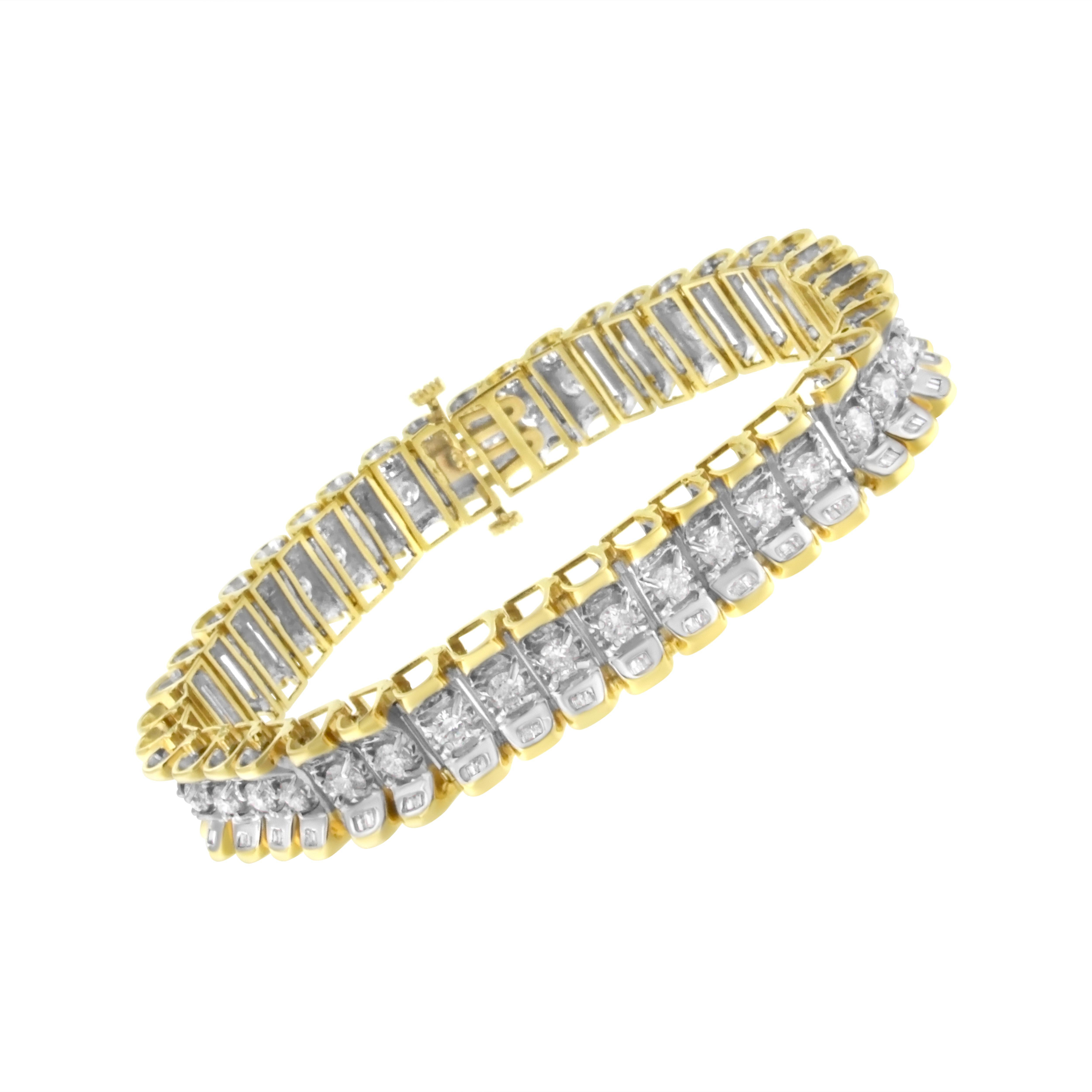 baguette diamond bracelet mens