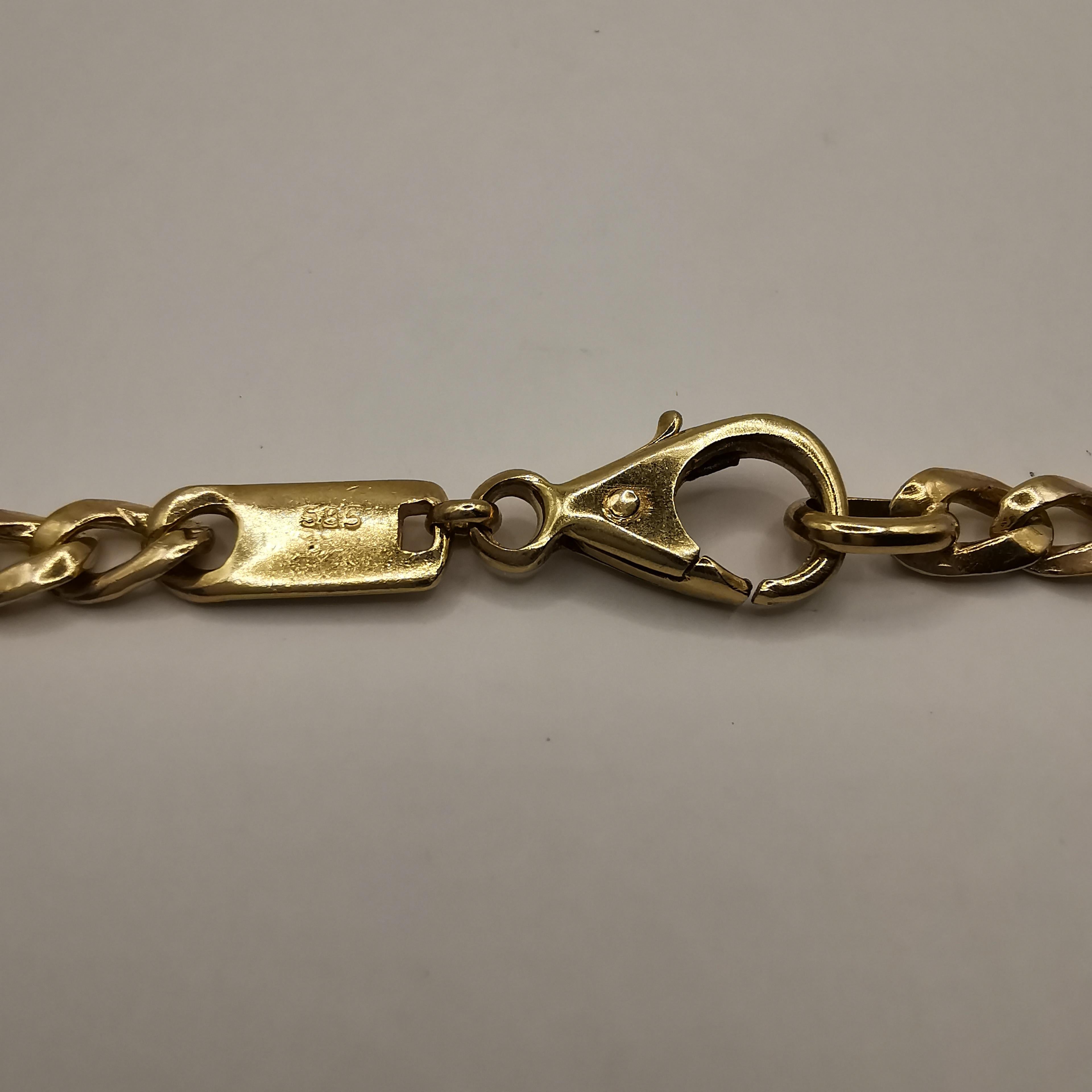 14K Yellow and White Gold Chain 1