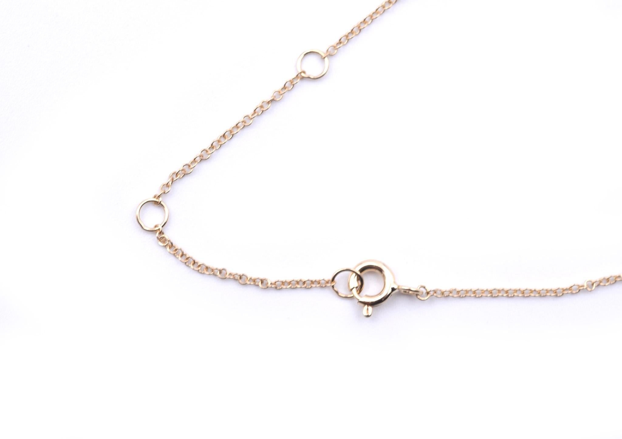 station necklace white gold