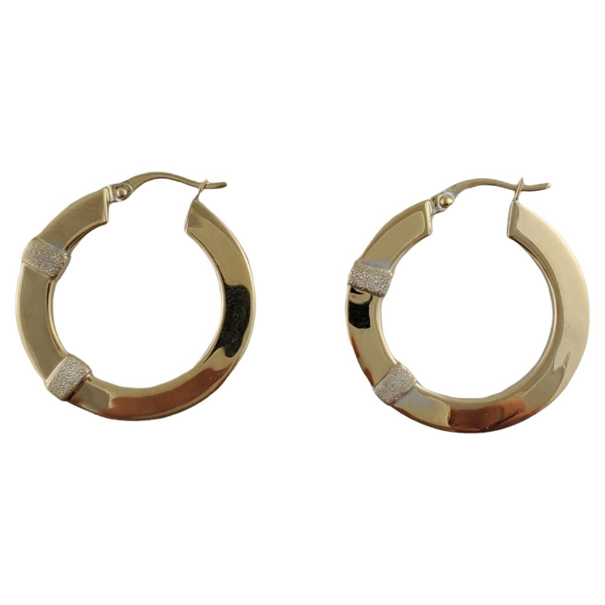 Buccellati Braided White and Yellow Gold Hoop Earrings at 1stDibs