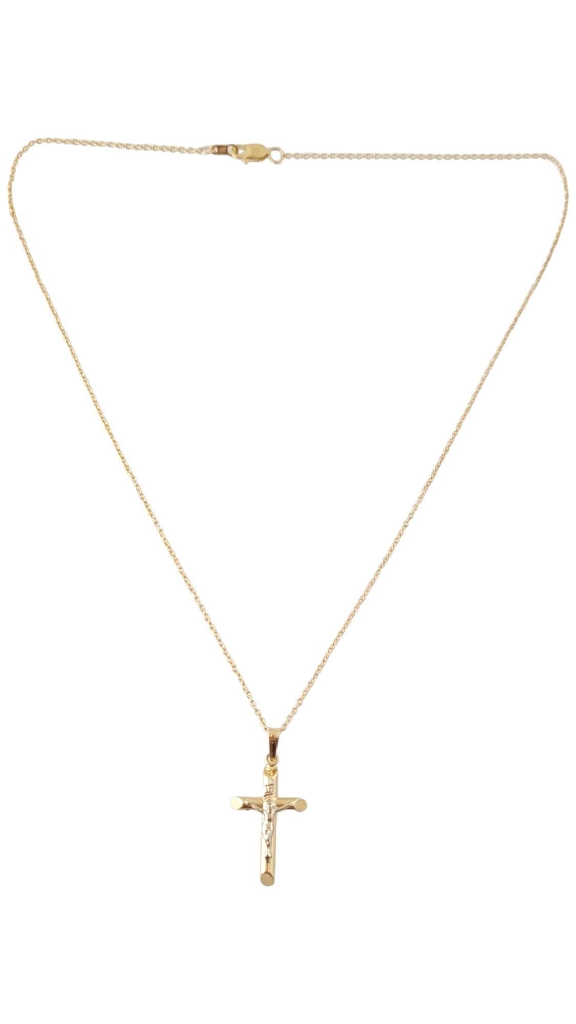 14K Yellow Gold Crucifix Pendant Necklace #16878

This gorgeous 14K gold crucifix pendant is paired with a beautiful 14K gold chain to make the perfect necklace!

Chain length: 15
