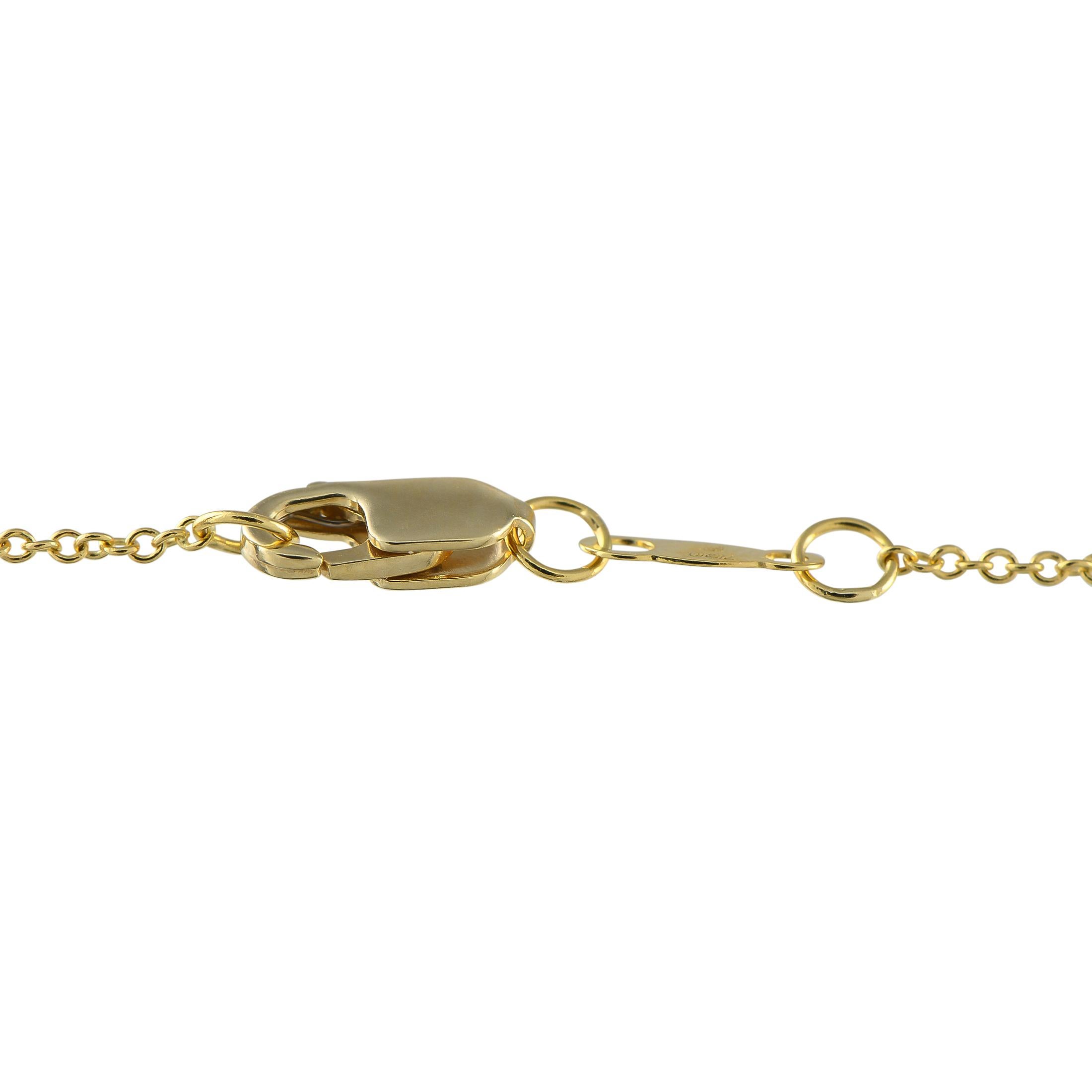 Round Cut 14K Yellow Gold 0.10ct Diamond Bracelet For Sale