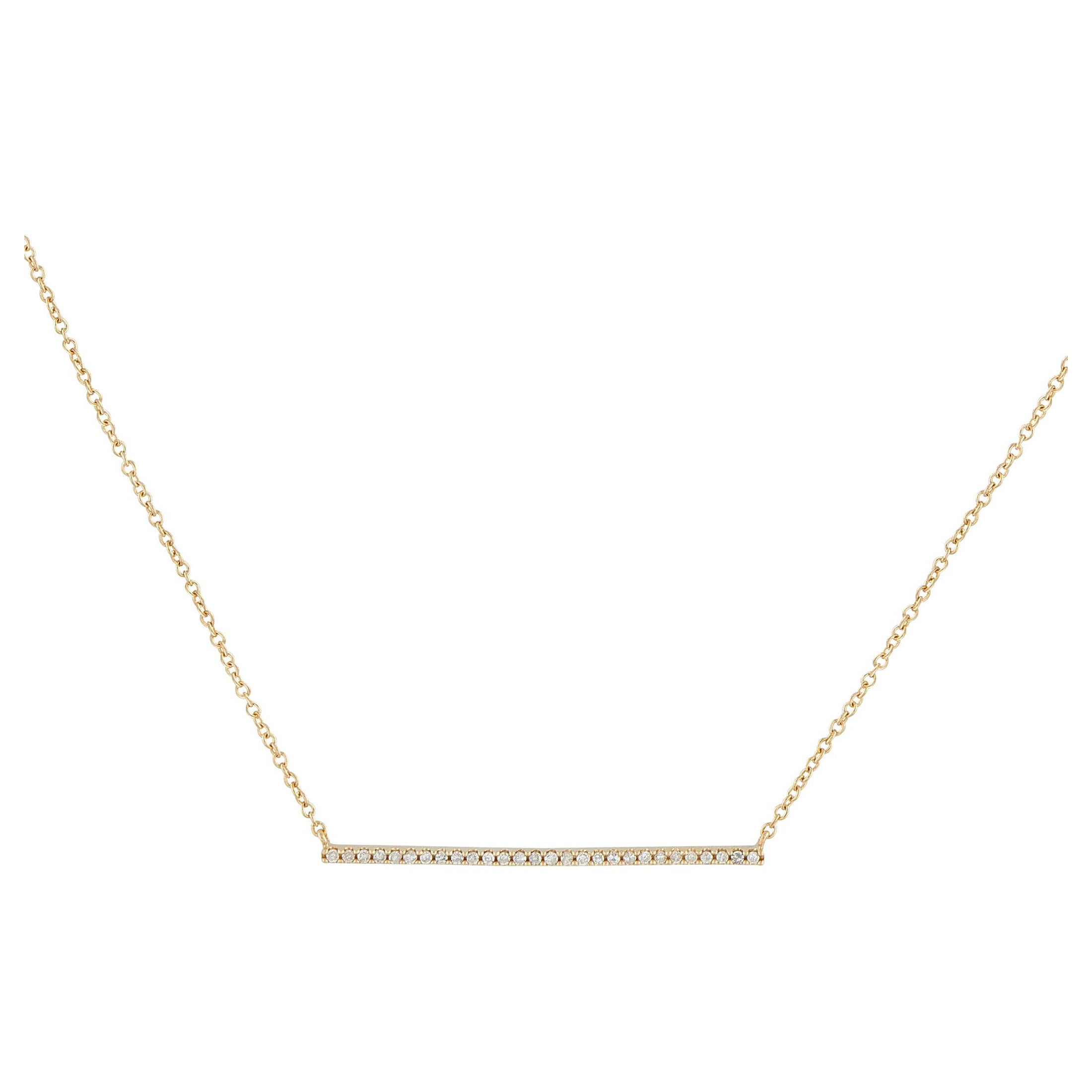 14K Yellow Gold 0.10ct Diamond Pendant Necklace PN16760-Y