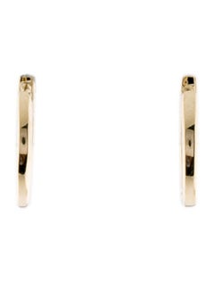 14K Yellow Gold 0.18 Carat Red Ruby Huggie Earrings