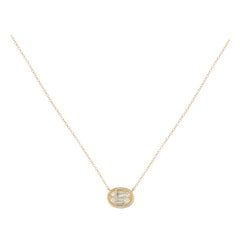 14K Yellow Gold 0.20ct Diamond Necklace  PN16829-Y