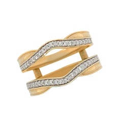 14K Yellow Gold 0.25ct Diamond Enhancer Ring