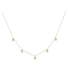 14K Yellow Gold 0.25ct Diamond Necklace NK02083-Y