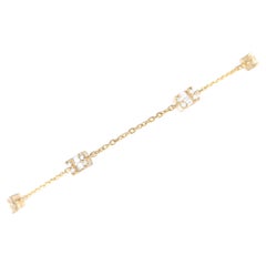 14K Yellow Gold 0.25ct Diamond Station Bracelet 14K Yellow Gold 0.25ct Diamond Station Bracelet