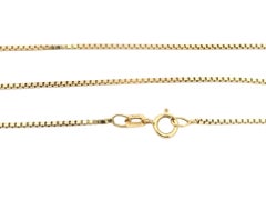 14k Yellow Gold 0.25ctw Diamond Open Work Cross Slide Pendant 20" Box Necklace