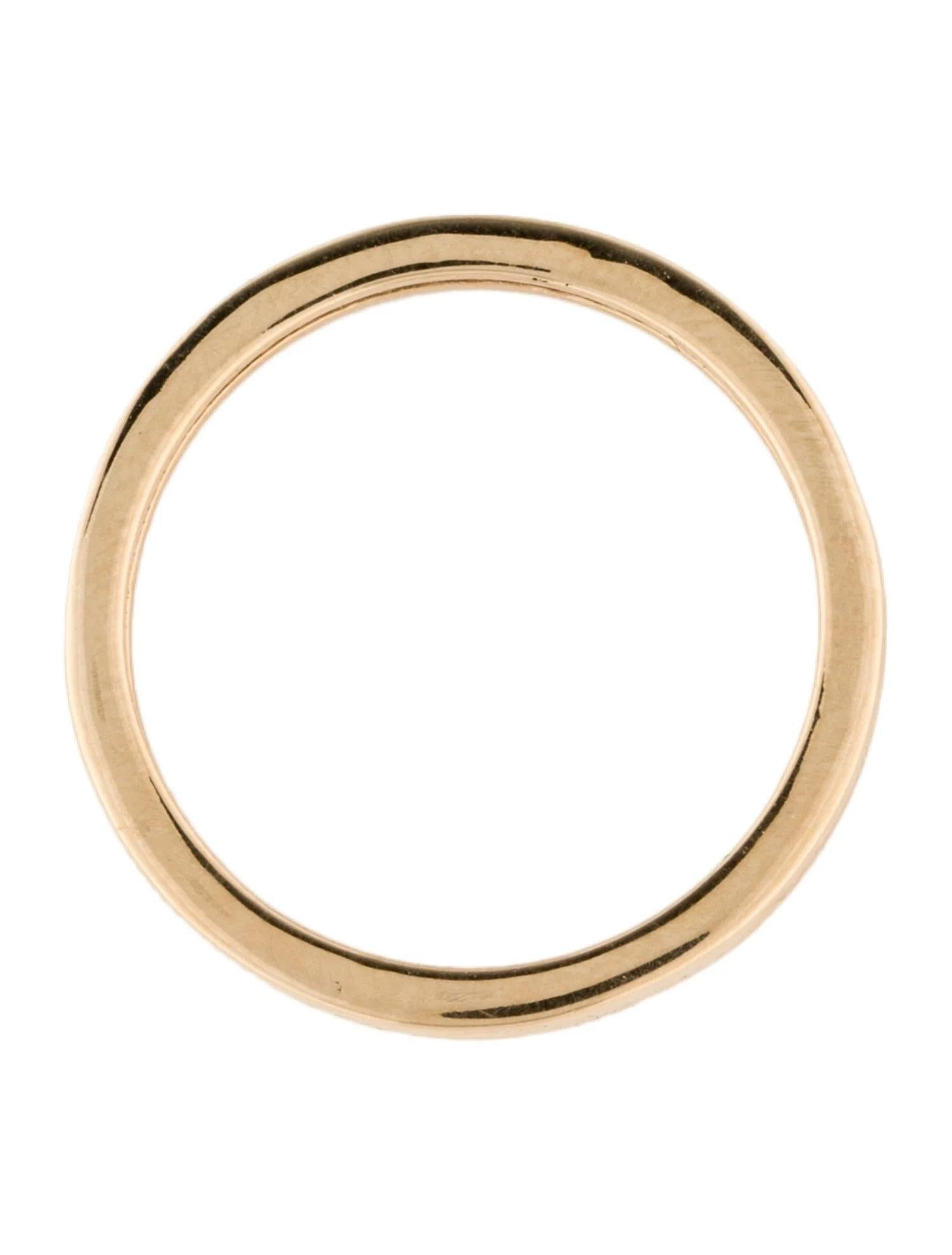 14K Yellow Gold 0.29ctw Diamond Band, Size 8 In New Condition For Sale In Holtsville, NY