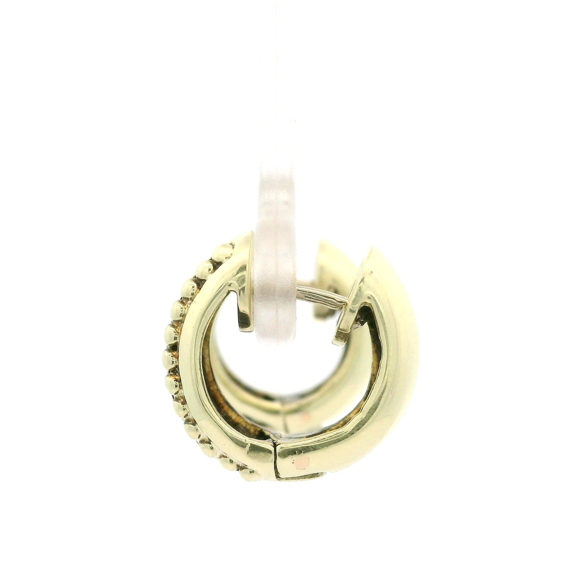 Boucles d'oreilles en or jaune 14k avec perles et diamants (0.30ctw) en vente 4