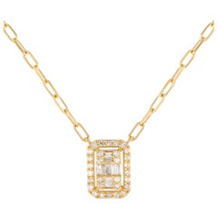 14K Yellow Gold 0.40ct Diamond Necklace NK01469 14K Yellow Gold 0.40ct Diamond Necklace NK01469
