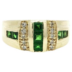 Tsavorite Band Rings