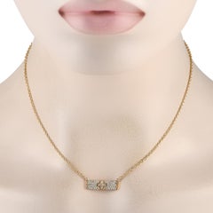 14K Yellow Gold 0.55ct Diamond Necklace PN15561-Y