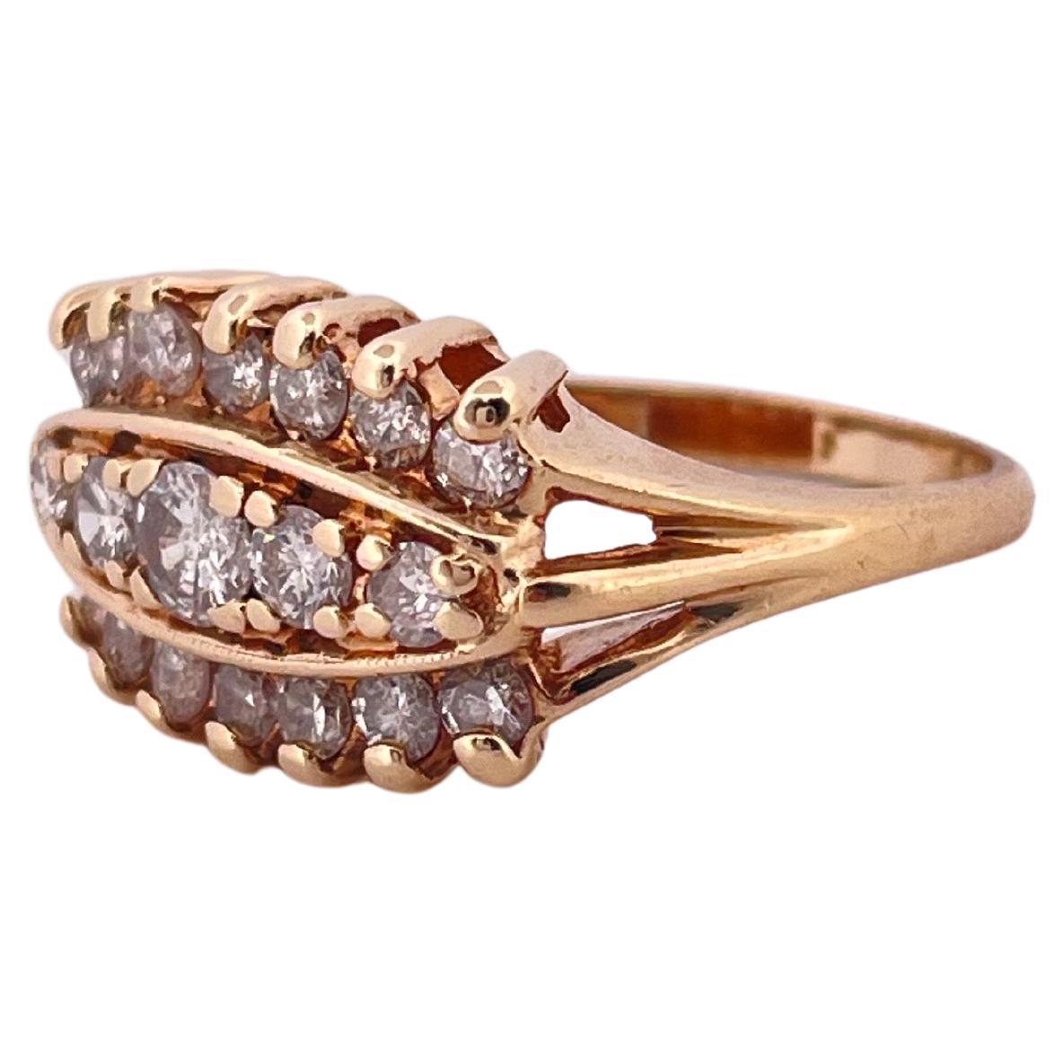 14k Gelbgold 0,60ctw Diamantband (Zeitgenössisch) im Angebot