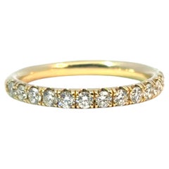 14k Yellow Gold 0.68ctw Diamond Wedding Band