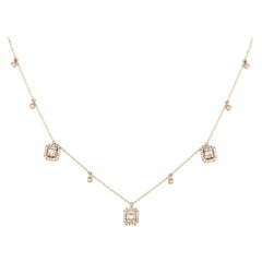 14K Yellow Gold 0.70ct Diamond Necklace