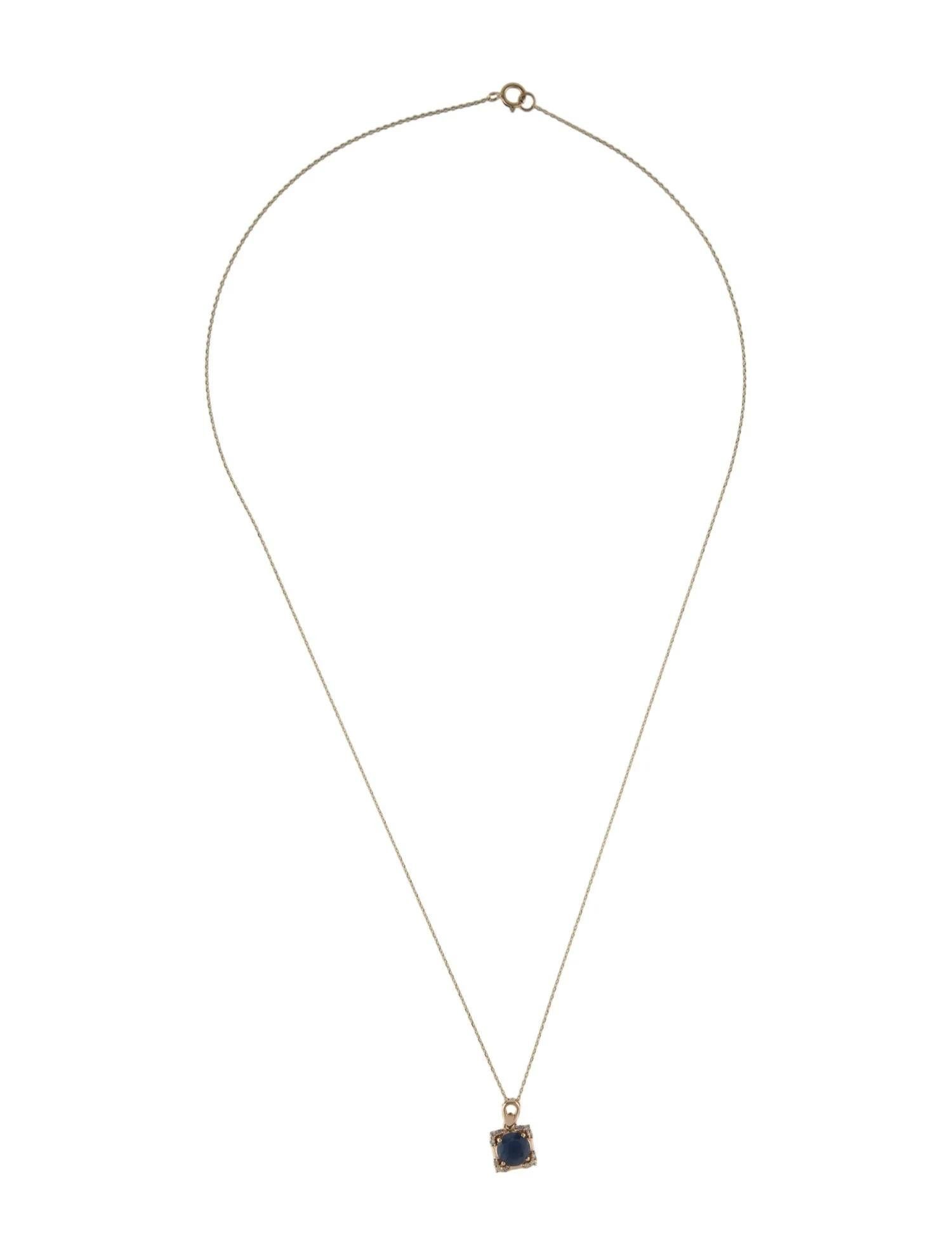 Artist 14K Yellow Gold 0.73ct Pink Tourmaline & Diamond Pendant Necklace For Sale