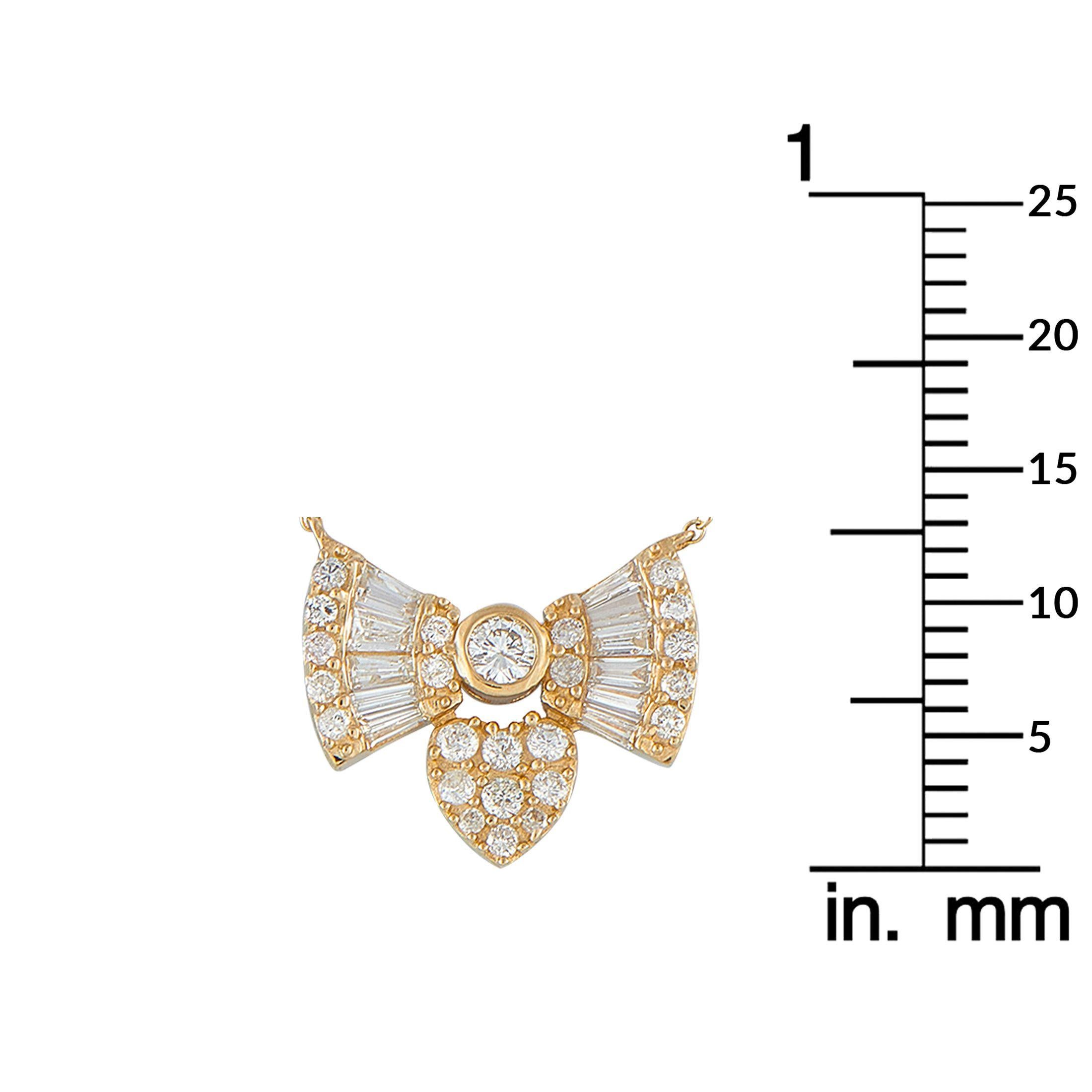 Collier en or jaune 14K avec 0,75ct de diamant PN16068-Y Neuf - En vente à Southampton, PA