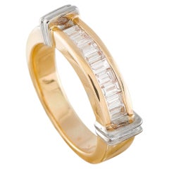 14K Gelbgold 0,75ct Diamant Ring MF20-050626