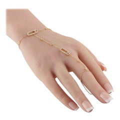 14K Yellow Gold 0.80ct Diamond Hand Chain Bracelet BR10342-Y