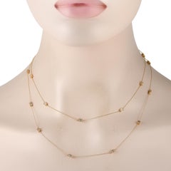 14K Yellow Gold 0.82ct Diamond Necklace NK01643-Y