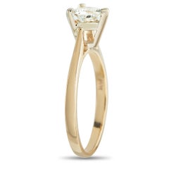 14K Yellow Gold 0.83ct Diamond Ring MF21-050526