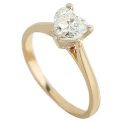 14K Yellow Gold 0.83ct Diamond Ring MF21-050526