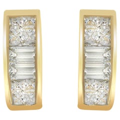 14k Yellow Gold 1/4ct TDW Diamond Earrings