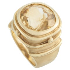 14K Yellow Gold 10.0ct Citrine Ring MF14-043026