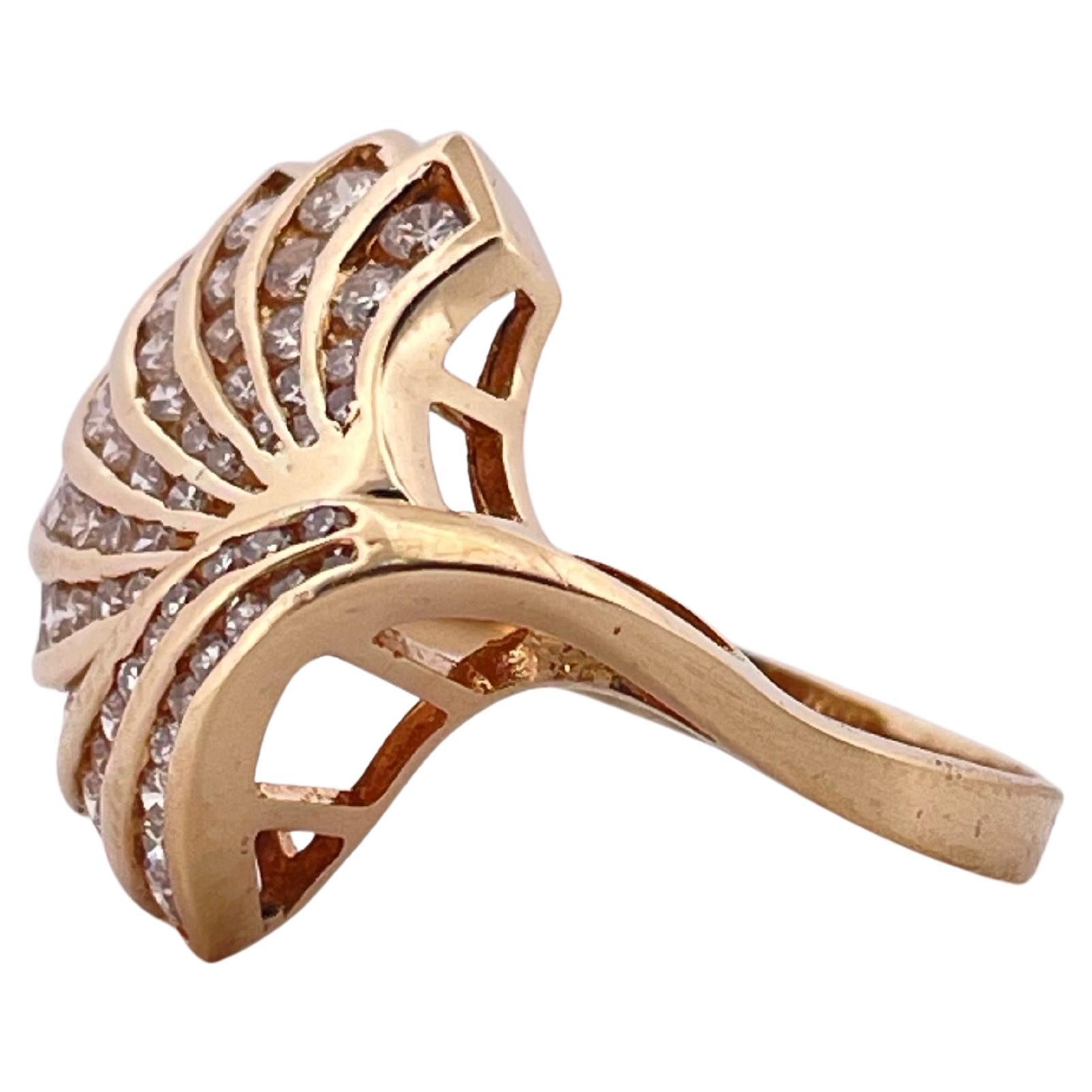 Contemporain Bague en or jaune 14K 1.00ctw I-J SI1-SI2 diamant en vente
