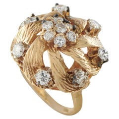 14K Yellow Gold 1.20ct Diamond Ring MF10-062926