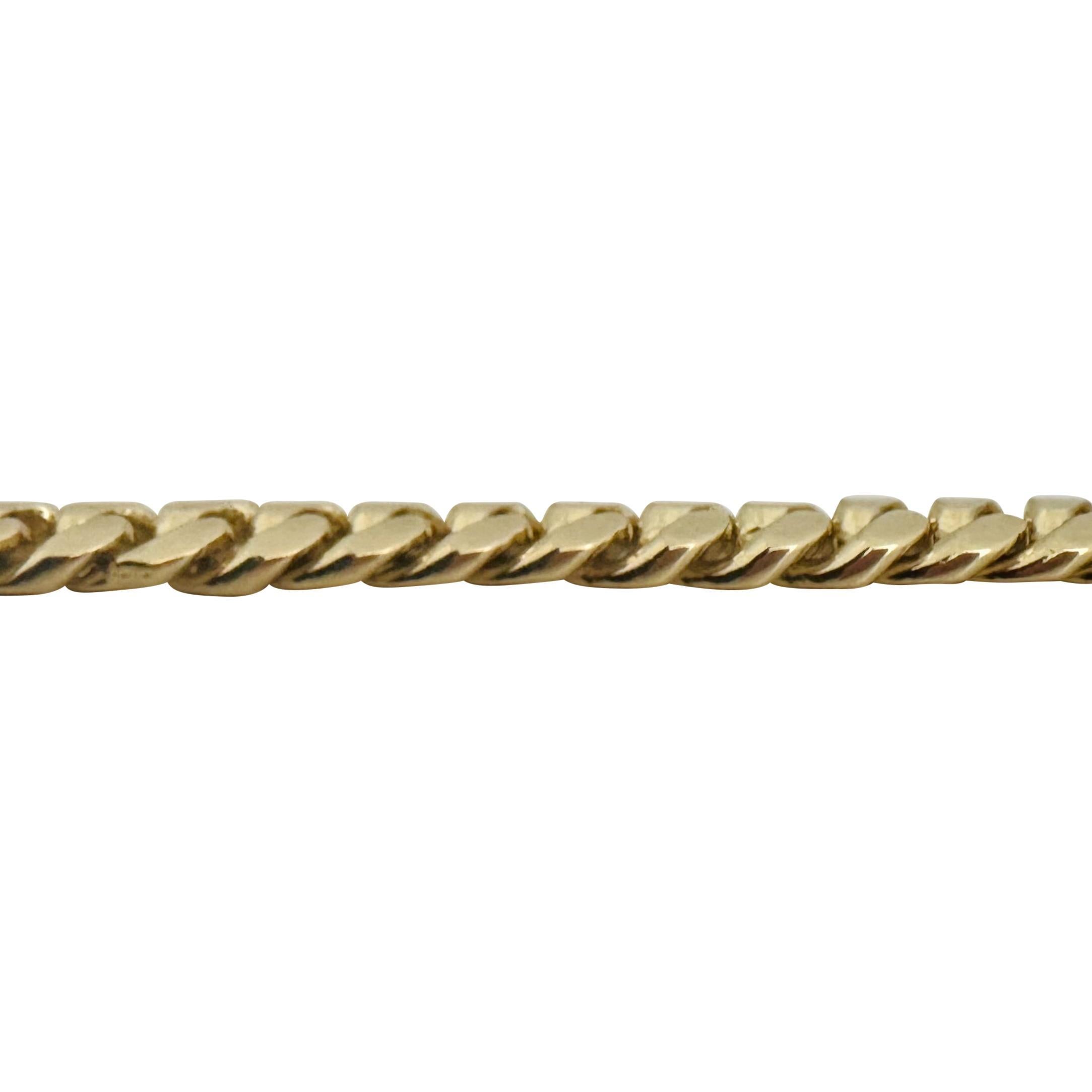 14k Gelbgold 135.6g massive schwere 8mm kubanische Gliederkette Halskette 29