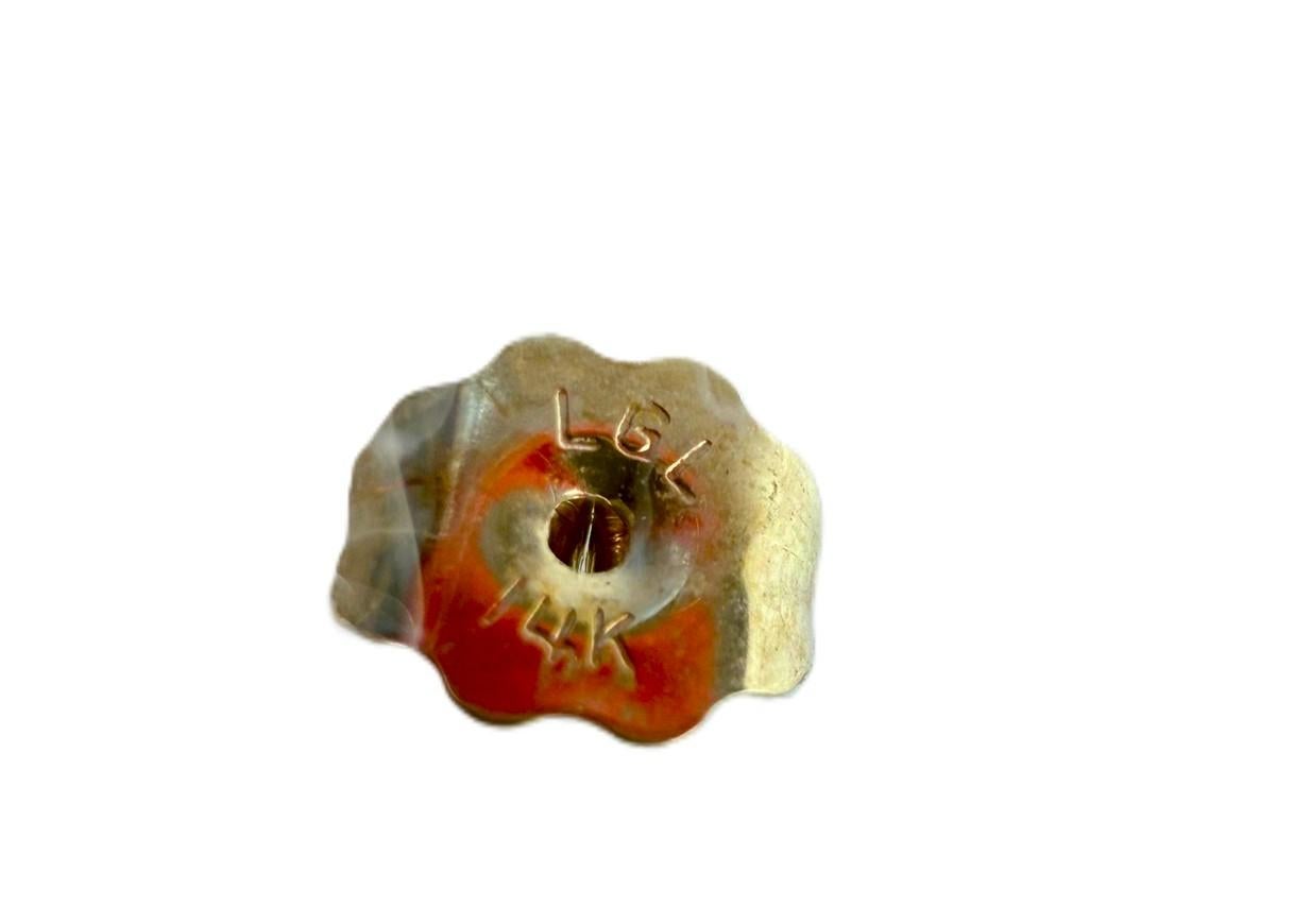 Taille poire Boucles d'oreilles en or jaune 14k 1.42 carat saphir bleu et diamant taille brillant en vente