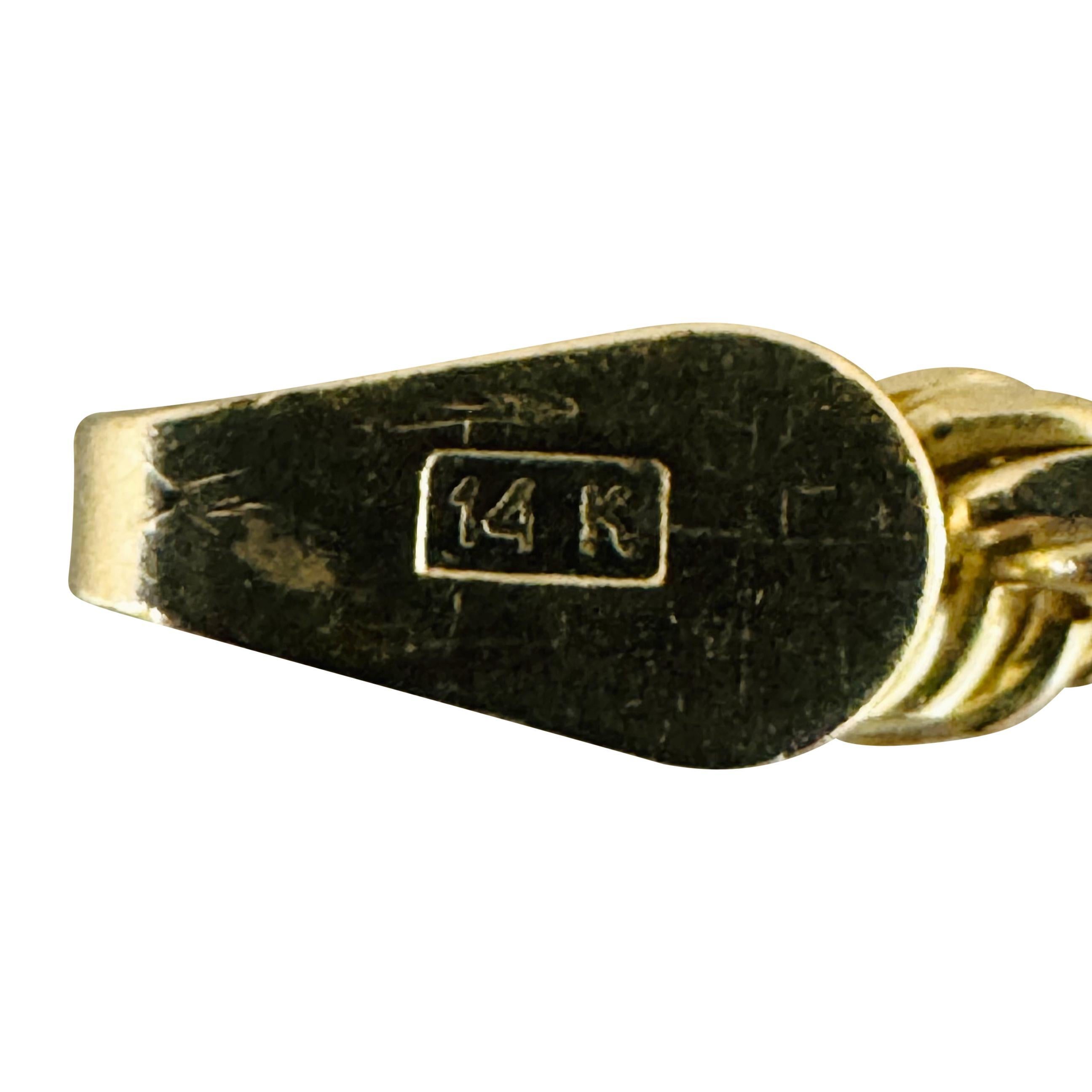 14k Gelbgold 14g UnoAErre 2,5 mm Diamantschliff Seil Kette Halskette Italien 20