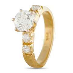14K Yellow Gold 1.55ct Diamond Ring MF27-043026