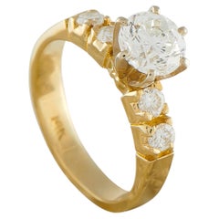 14K Yellow Gold 1.55ct Diamond Ring MF27-043026