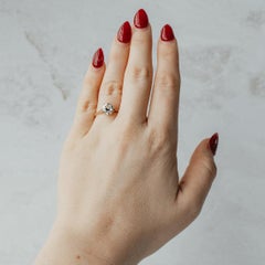 14K Yellow Gold 1.64ct Old European Cut Diamond Solitaire Ring