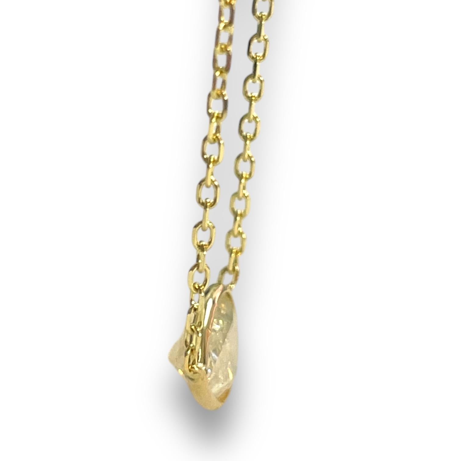 Collier en or jaune 14 carats avec diamants naturels 1,72 carat Neuf - En vente à New York, NY