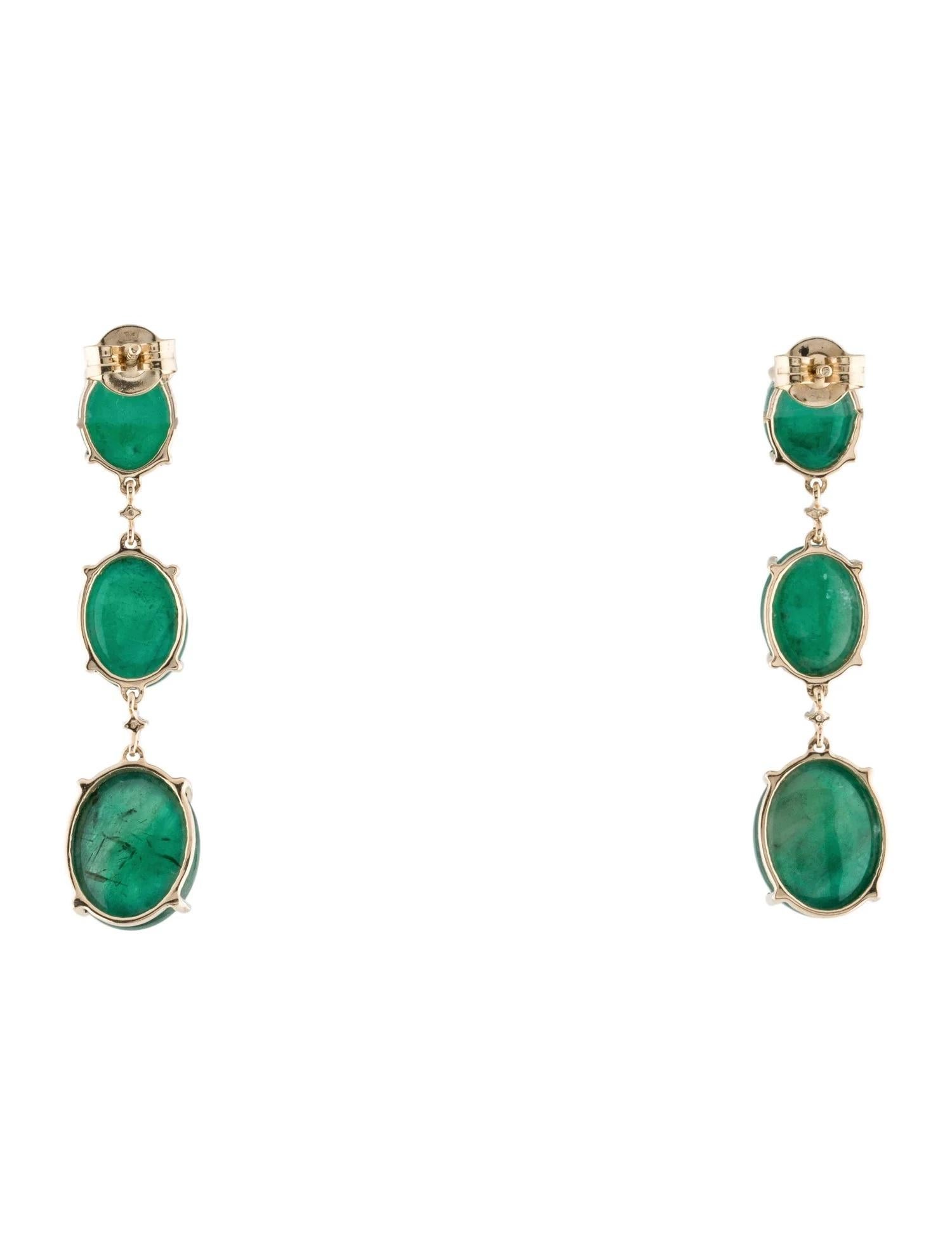 Artist 14K Yellow Gold 1.75ctw Peridot & Diamond Stud Earrings, Modified Brilliant Peri