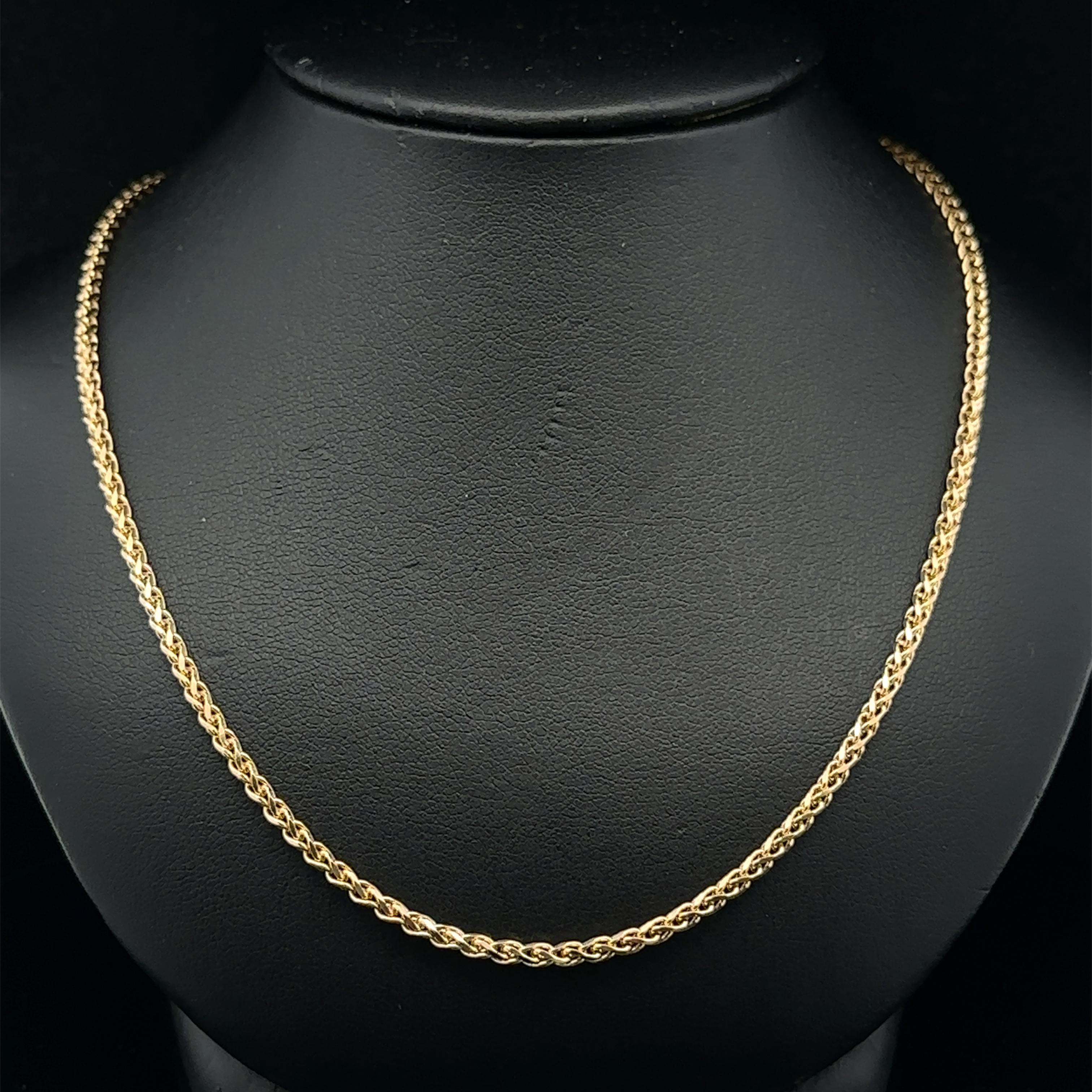 14k Yellow Gold 18