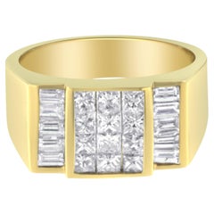 14k Yellow Gold 2 1/5 Carat Diamond Ring